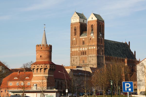 Mitteltor und Marienkirche Prenzlau